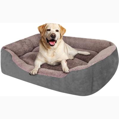 China Wholesale Warm Selling Breathable Soft Comfortable Washable Large Cat Eco-Friendly Luxury Pet Raised Earthboun Dog Bed for sale