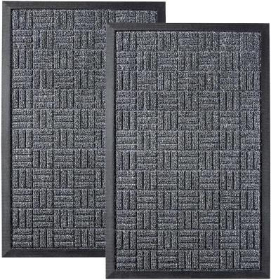 China Indoor & Outdoor Slip Dirt Trapping Washable Home Heavy Duty Rubber Backing Door Mat for sale