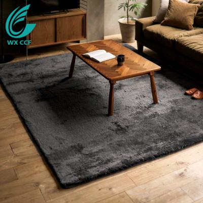 China Modern Washable Plush Modern Washable Polyester Bedroom Floor Rug And Carpet Soft Large Size Plush Custom Home Decorative For Living Room for sale