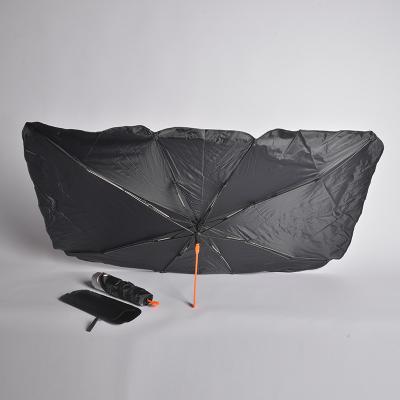 China Lowering Windshield 125cm/145cm Automobile Front Window Portable Collapsible Car UV Sunshade Umbrella Sun Block Interior Car Temperatures for sale