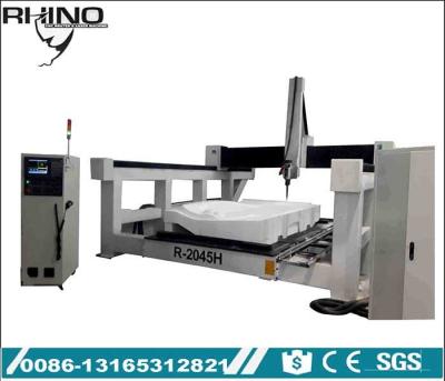 China Houtbewerking 4 Ascnc Routermachine, 1000mm Z As Op zwaar werk berekende CNC Router Te koop