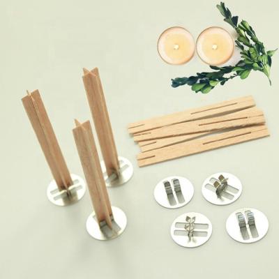 China Making New Woodwick Friendly Cross Candles 2020 Tab Wood Wick Candle Wick &Metal for sale