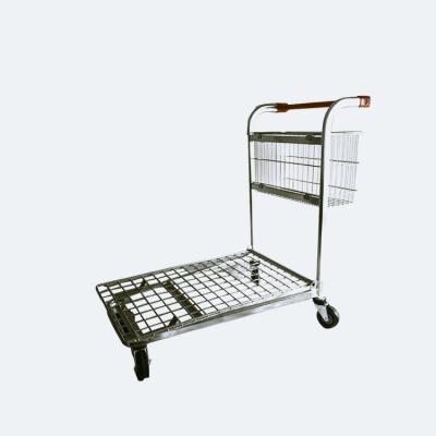 China Flexible Popular Warehouse Cargo Cart Heavy Duty Flat Cart for sale