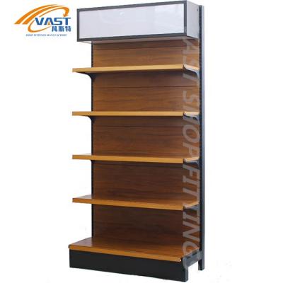 China Good Price Single Sided Grocery Retail Display Stand Racks Advertising Gondola Shelving Supermarket Shelf For Sale for sale