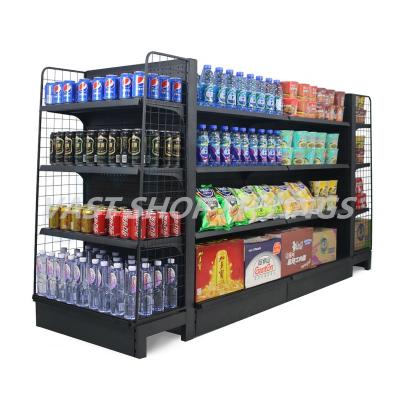 China Double Sided One Stop Service For Supermarket Equipment Gondola Shelves Retail Store Display Shelving for sale