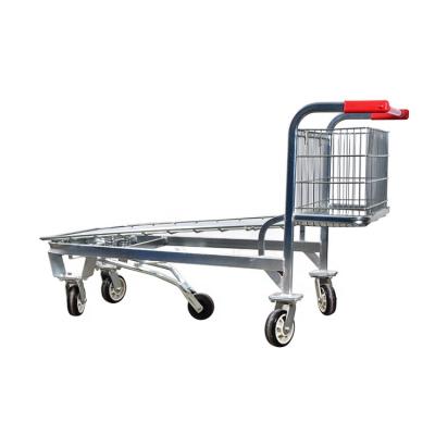 China Modern Warehouse Trolley Desgin Metallic Heavy Duty Warehouse Order Picking Trolley With 5 Wheels for sale