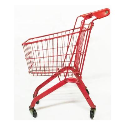 China Unveiling Supermarket Child Size Mail Trolley Toy Metal Kids Shopping Cart For Children for sale