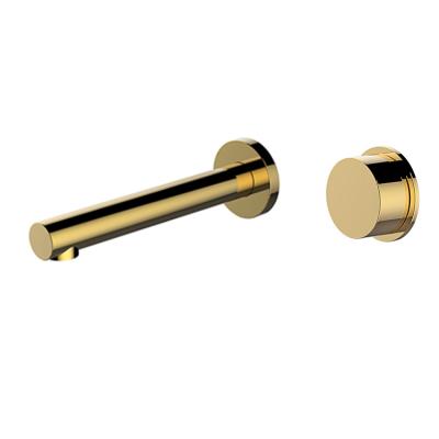 China J-STAR Faucets China Faucets Factory Gold Finish Basin Mixer PB59-1 Single Lever Metered Brass Hidden Basin Faucet for sale