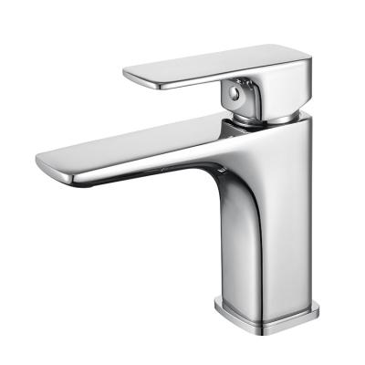 China New Arrival Brass Body Ceramic Cartridge Basin Faucet Metered High Quality Mixer Taps for sale