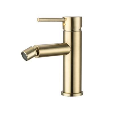 China New Model Customized Gold Bathroom Modern Toilet Kit Tap Faucet Bidet Mixer for sale