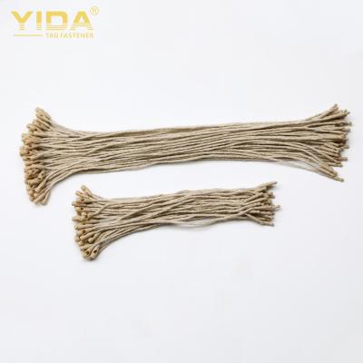 China Other Garment Label Logo Cotton Thread High-Quality Bullet Head Eco-friendly Tag Rope for sale