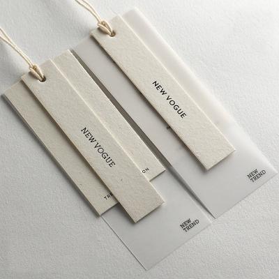 China Wholesale Recyled Fast Delivery Customized Design Engraving Price Product Free Hang Tag Sticker For Clothes Garment for sale