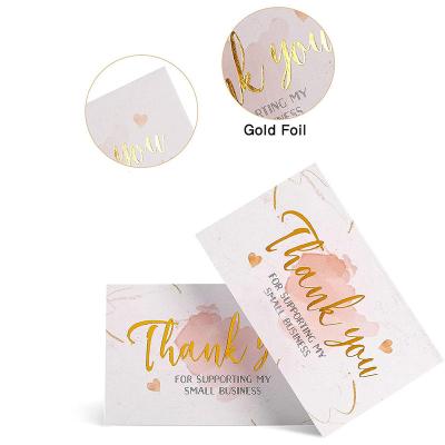 China Low Moq High Quality Luxury Custom Metallic Logo Business Card /postcard/recyled foil wedding card/thank you card for sale