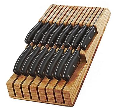 China High Quality Universal Bamboo Storage and Kitchen New Fashion Knife Organizer for sale