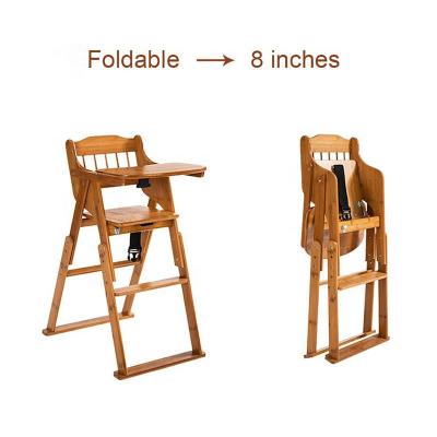 China 2021 Solid Wood Custom Baby Foldable Kids Wooden Referee Chair For Feeding for sale