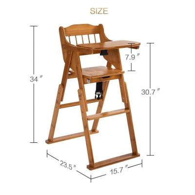 China Foldable Solid Wood Umpire Chair Baby Umpire Chair Protection Foldable Children Kids Eat Chair for sale