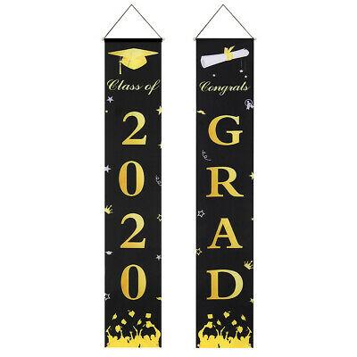 China 2021 Graduation Season Hanging Door Banner Flags Porch Sign Decoration for sale