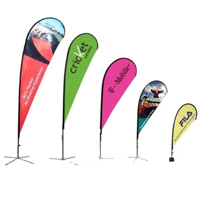 China Custom made Bali beach flags feather arch flying advertising health care institutes promotion feather flag flags and banners for sale