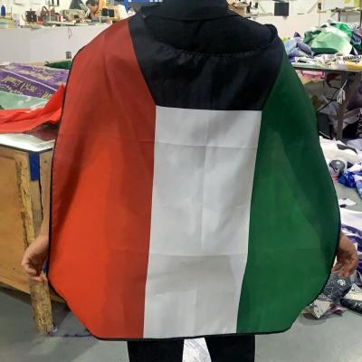 China Color Stability Strong Current Wholesale Kuwait Country Flag Body Caps For Kids Adults Sports Fans for sale