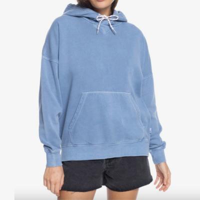 China 2022 Newest Women Anti-pilling Pullover Hoodie With Drop Shoulder Design Pre Washed High Weight Sweatshirt for sale