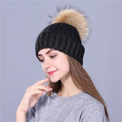 China Real Dobby Fur Women Angora Beanies Covers Beret Fashion Hats New Arrival Skully High Quality Angora Hat for sale