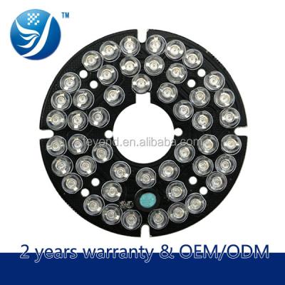 China 5-25 Meters 48 LED F5 Invisible Infrared Lamp Illuminator Lamp 940nm IR Night Vision Smart PCB Board For CCTV Camera Importer In Delhi for sale