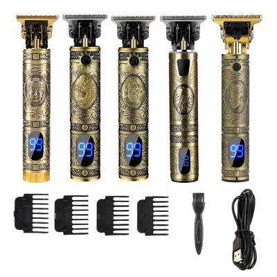 China T9 Baber Skeleton Shaver Skeleton Shaver Baldhead Razor LCD Display Safety Buddha Electric Professional Cordless Rechargeable Men's Hair Trimmers and Clippers for sale