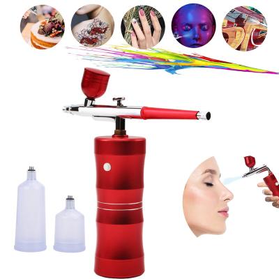 China China Paint Factory With Compressors For Paint Tanning Water Based Compressor Machine Spray Gun Vegan Base Airbrush Kit for sale