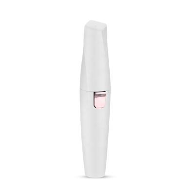 China Safely Removes New 2021 2 in1 Facial Hair Remover for Women and Eyebrow Trimmer with Built-in LED Light Painless for Facial Hair and Eyebrows for sale