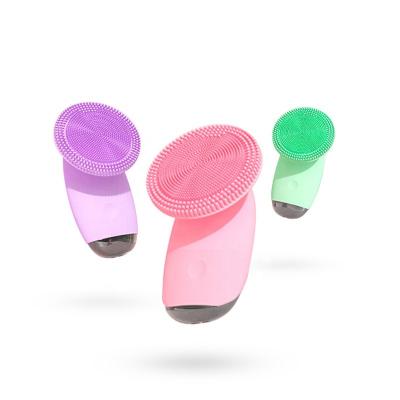 China New Acne Treatment Desgin Silicone Multifunctional Cordless Filling Electric Facial Cleansing Brush for sale