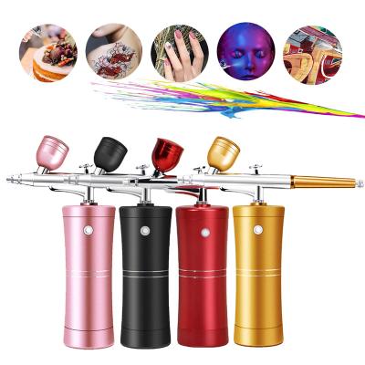 China Paint Sata Makeup Cosmetic Master Compressor Cordless Kit Airbrush for sale