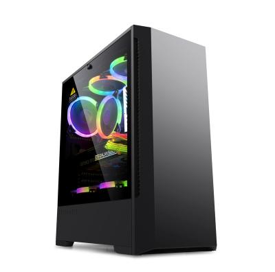 China Desktop Sell Well High Quality New Type PC Desktop Case Desktop Gaming Computer Case for sale