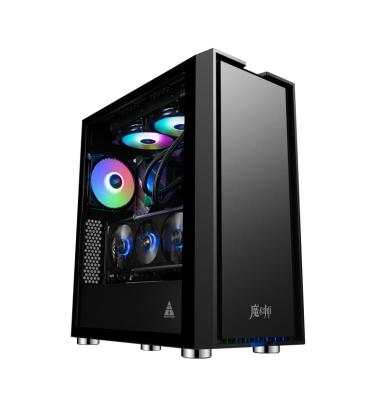 China Newest Design SPCC Mid Tower Computer Case 2022 Latest Newcomer Desktop Design for sale