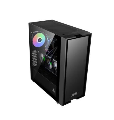 China Desktop Fine Quality Gamming Gaming Desktop Computer SPCC Mid Tower PC Case for sale