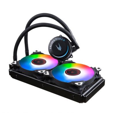 China Innovative Computer Case 2021 Products Kit Gaming Rgb Cooler Cpu PC Water Cooling for sale