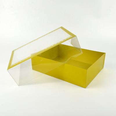 China Hot Selling Customized Recyclable Customized Clear Foldable Plastic Box For Packing Gift for sale