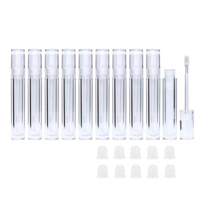 China Cosmetic Containers Clear Lip Gloss Tubes With Magic Wand Empty Clear Crystal Lip Gloss Tubes For DIY Lip Gloss for sale