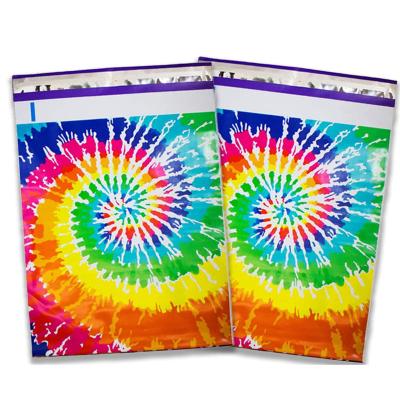 China Mailing Bags Tie Poly Dye Swirl Mailers Designer Clothing Shipping Mailing Envelope Bags for sale