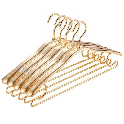 China Modern Modern Hanger Aluminum Alloy For Fabrics Silver Clothes Rack For Hanger for sale