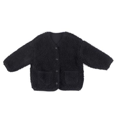 China Breathable Miniwhy-berber Fleece Coat With 20% Wool, Mother's Parent-child Coat for sale