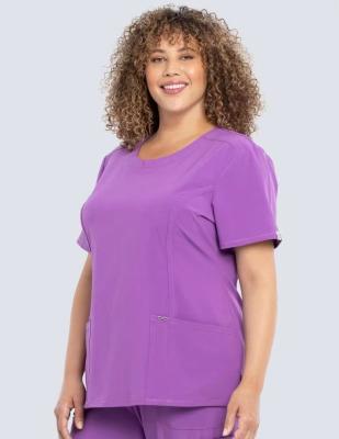 China Hospital Factory New Arrival Stylish Fashionable Stretchable Women Scrubs Top And Pants Medical Uniform Short Sleeve Scrubs Sets for sale