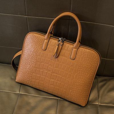 China Business Men's Chest Shoulder Cross - Body Bag Briefcase Briefcase PU Leather Bags Men's Briefcase for sale