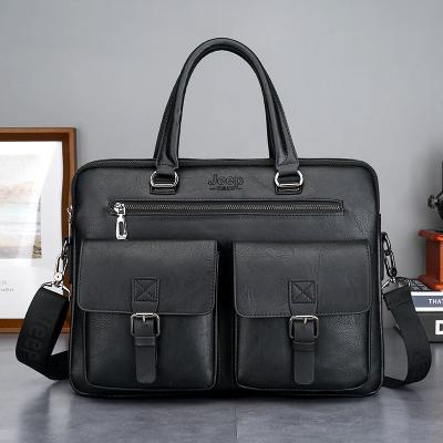 China 2021 PU Leather Workplace Briefcase Briefcase A man can carry a briefcase across his arm for sale