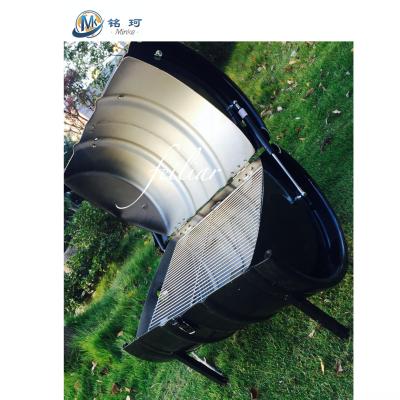 China Commercial Beer BBQ Garden Beer Barrel Grill Smoker Garden Chicken Charcoal Grill Machine BBQ Grill for Sale in Malaysia for sale