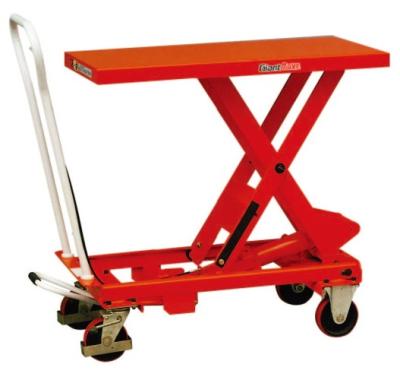 China Movable Hydraulic Table Lift Manual Producer Trolley Lift Table Material Handling Fast Scissor Lift for sale