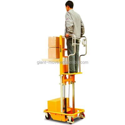 China Material Handling Muttahida Majlis-e-Amal 200KG Capacity Semi-Electric Aerial Order Picker for sale