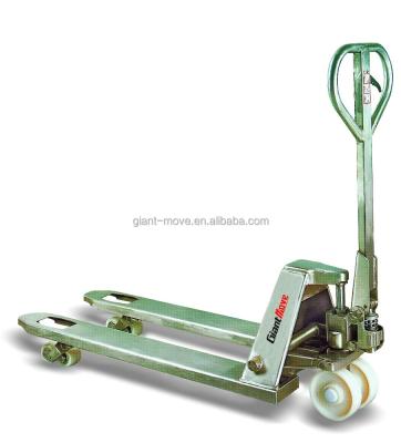 China Stable Stainless Material Handling Quality MB-N Hand Pallet Truck for sale