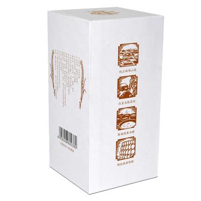 China Customized Recyclable Premium Paperboard Red Wine Box Carton Plain Wine Paper Packaging Box Gift Box for sale