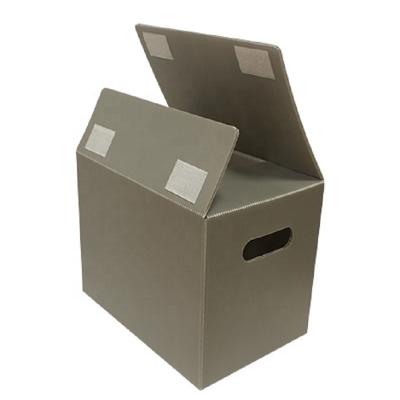 China Advertising Custom Quality Collapsible Portable High Strength Mobile Storage PP Tissue Core Corrugated Plastic Sheets Board Box for sale