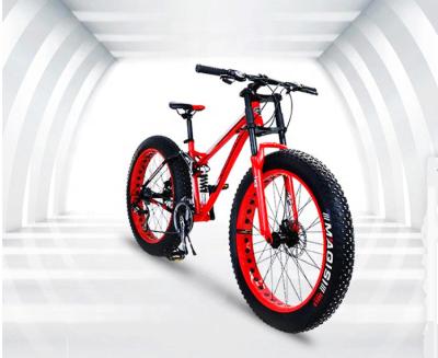 China Fashion Aluminum Alloy Fat Tire Beach Dirt Bike Aluminum Alloy Wide Heavy Loading Unisex All Terrain Cycle Disc Brake 21 Speed ​​Mountain Bike for sale